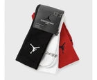 3-Pack Air Jordan Everyday Max Crew Socks-White-Black-Red Men's Large 8-12
